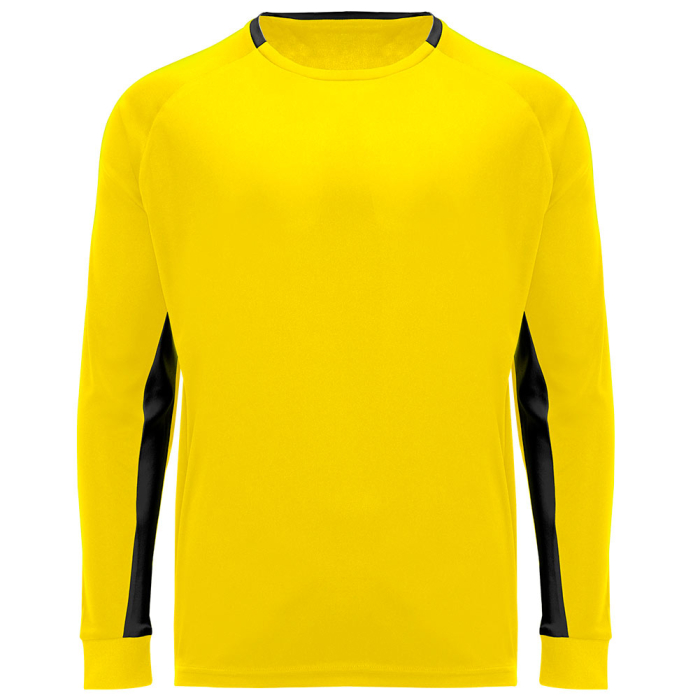 0413-302J Keeper iD Padded Goalkeeper Jersey Junior Yellow/Black