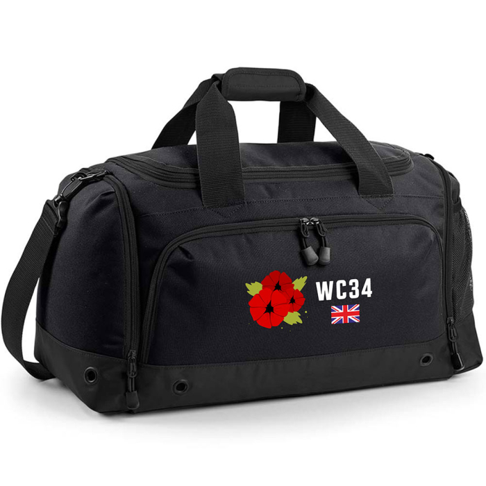 BG544B Keeper iD Custom Holdall / Kit Bag (Black)