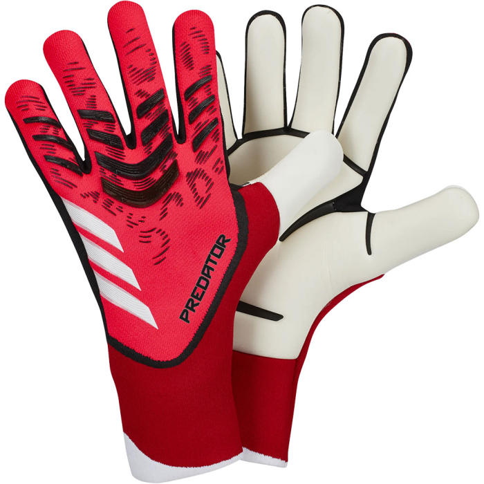 adidas Predator 25 Pro Promo Goalkeeper Gloves Lucid Red / Pure Ruby