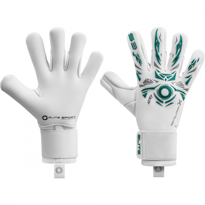 EL4WG Elite Sport NEO REVOLUTION X EMERALD Goalkeeper Gloves White/Green