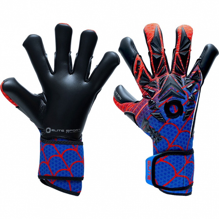 EL4SP Elite SPIN Goalkeeper Gloves BLUE/RED