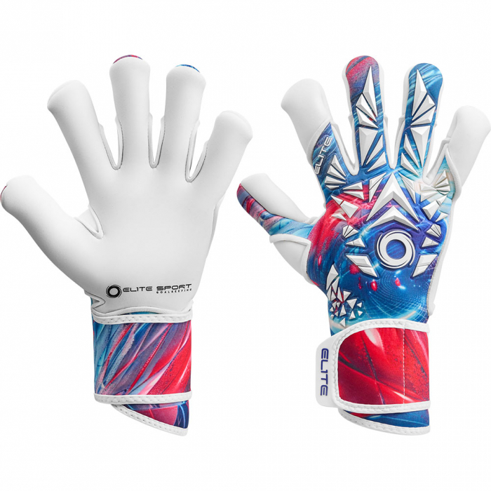 EL4QZ Elite QUARTZ Goalkeeper Gloves red/white/blue