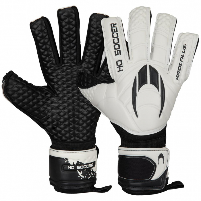 520463 HO Soccer KROTALUS Hard Ground Negative Goalkeeper Gloves white/black