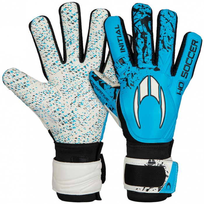 520467J HO Soccer INITIAL Negative Junior Goalkeeper Gloves Blue