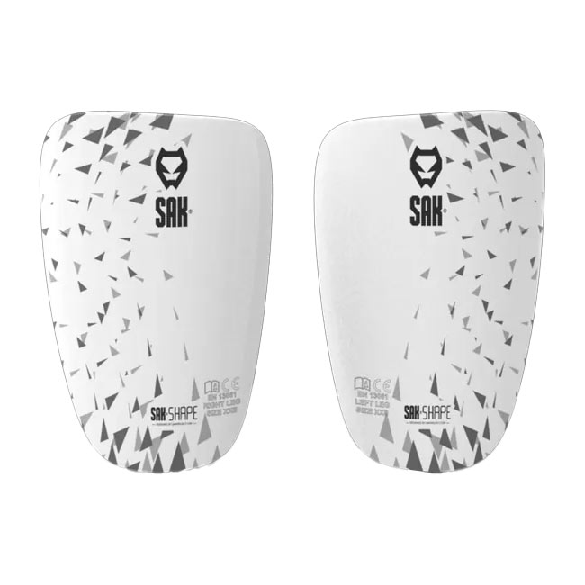 SAK1294 SAK SHAPE CAPTURE Shin Guards (White/Black)