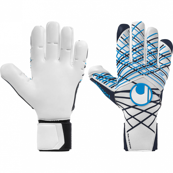 Uhlsport Absolutgrip Tight HN Junior Goalkeeper Gloves White/Black/Blue