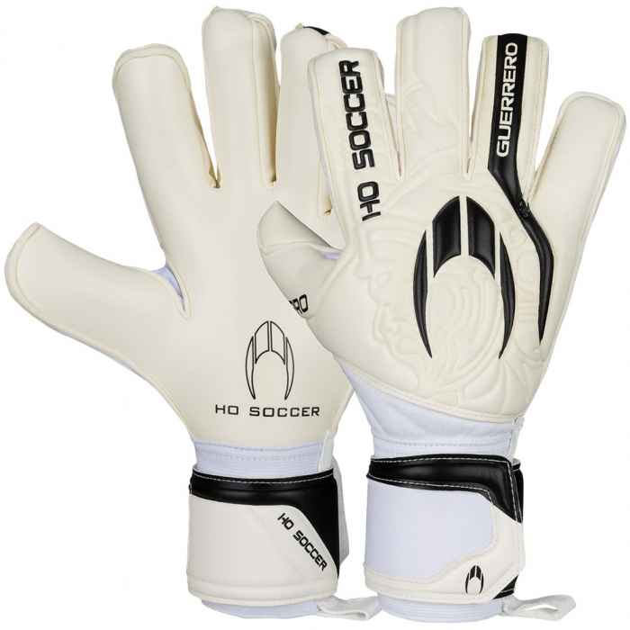515209 HO Soccer Guerrero Pro Roll/Neg Aqua Goalkeeper Gloves White