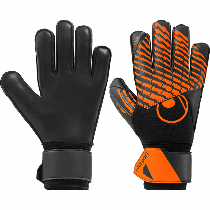101139001 Uhlsport Soft Resist Goalkeeper Gloves black/orange