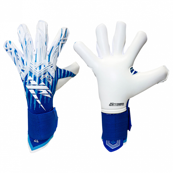 Kaliaaer RE:GEN Reverse Sekure Cut Junior Kids Goalkeeper Gloves White / Cobalt