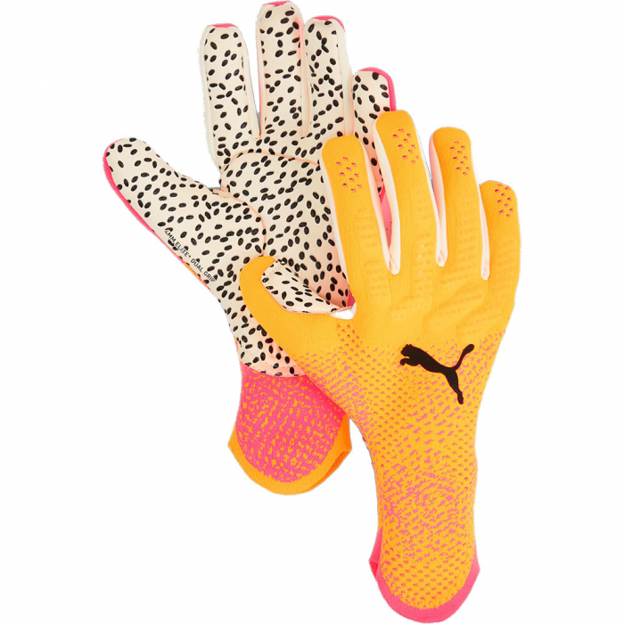 04205501 Puma FUTURE Ultimate TRICKS NC Goalkeeper Gloves Sunset Glow / Sun Stream