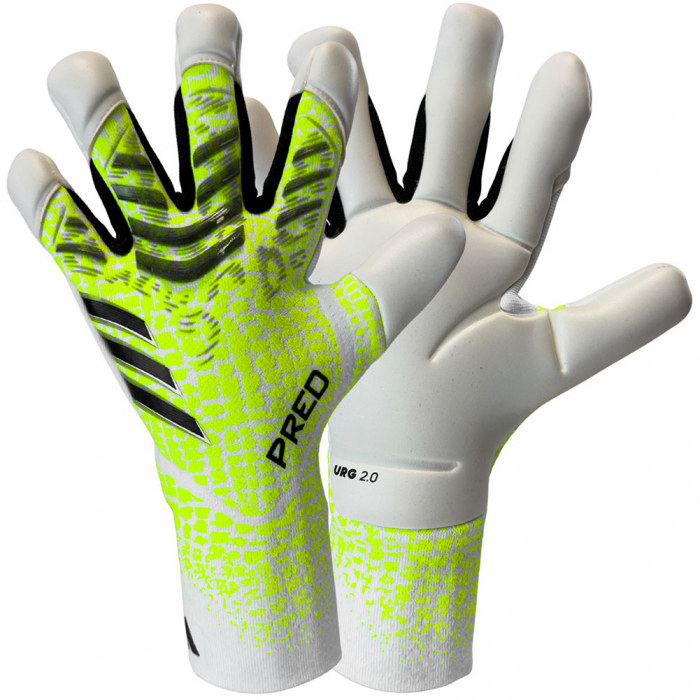 JN5365 adidas Predator Pro Hybrid Radiant Blaze Goalkeeper Gloves Lucid Lemon