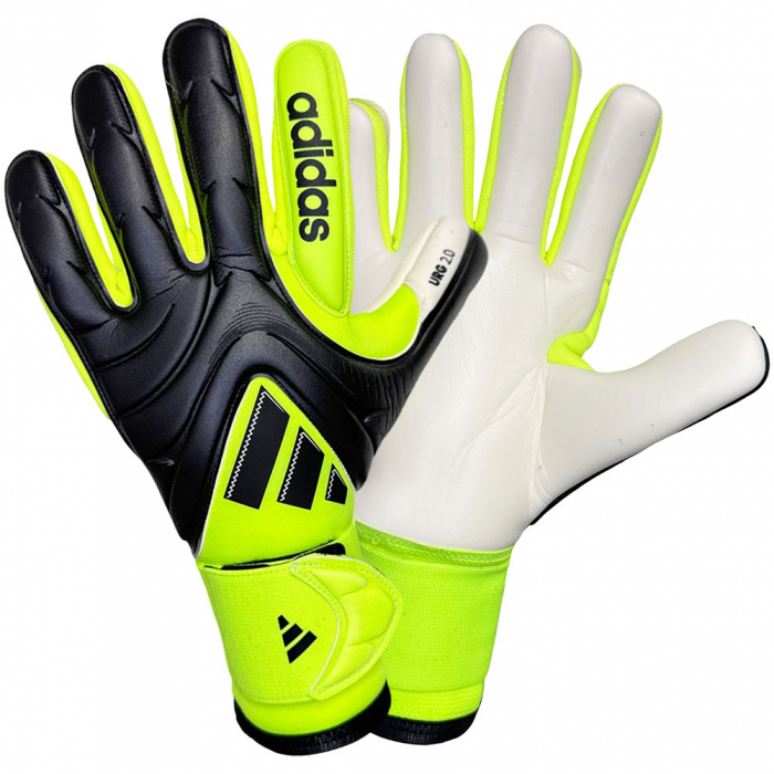 JN5346 adidas Copa GL Pro Radiant Blaze Junior Goalkeeper Gloves Black Lucid Lemon