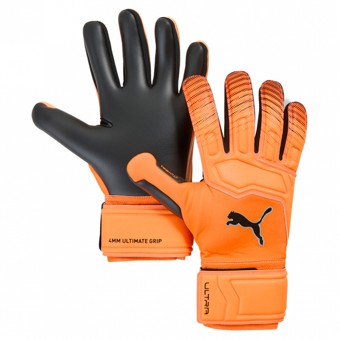 04208202 Puma ULTRA PRO NC Goalkeeper Gloves Heat Fire / Red