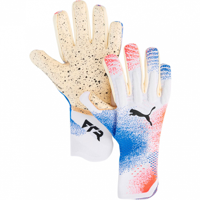 Puma FUTURE ULTIMATE NC Goalkeeper Gloves White/Red/Blue PUMA White-Glowing Red-Ultra Blue