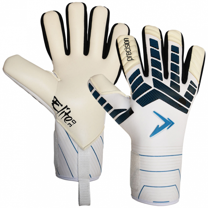 PRG846 Precision GK Elite 3.0 Giga Junior Goalkeeper Gloves White