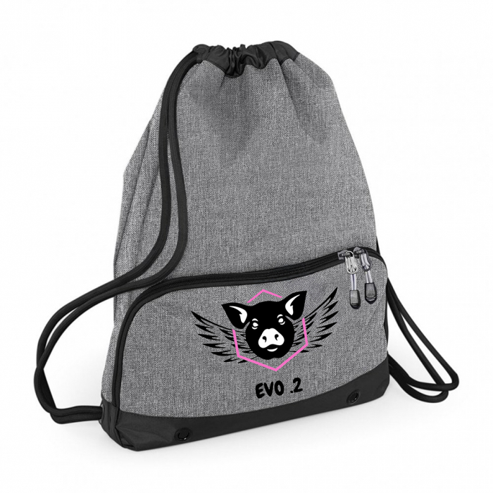 Keeper iD Sports Drawstring Bag grey/black