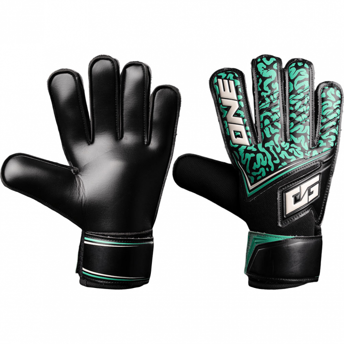 ONE NXT Origin Mentality Monster Junior Goalkeeper Gloves BLACK/GREEN