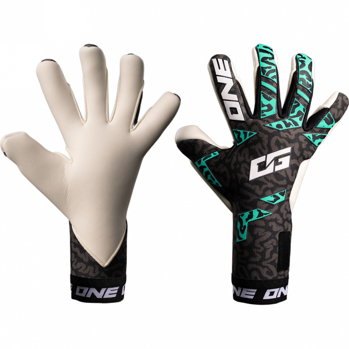 ONE OG1 Mentality Monster Hyla SL Goalkeeper Gloves BLACK/GREEN