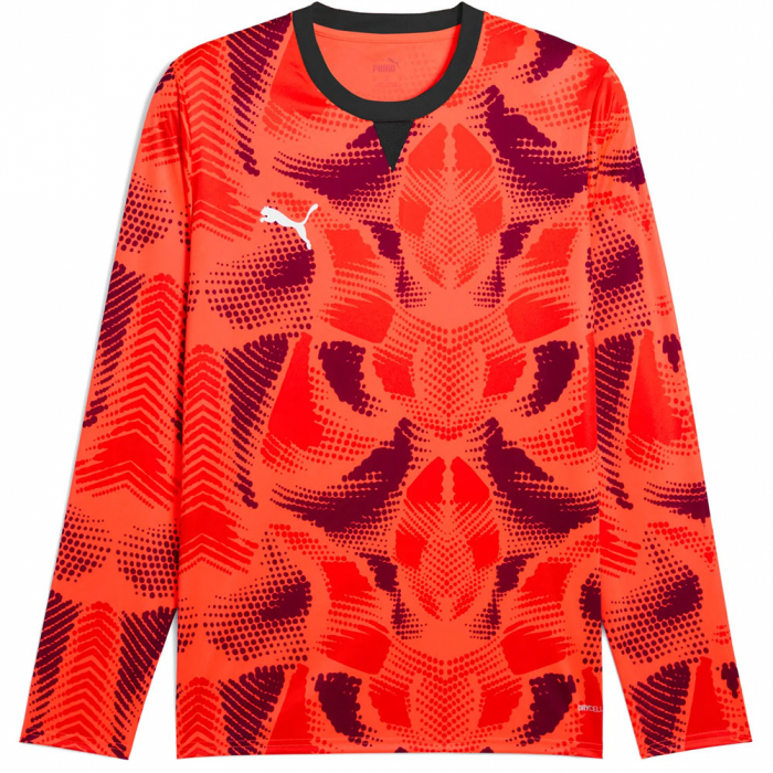 70651901 Puma Team Target GK Jersey Nrgy Red-PUMA White-Warm Earth