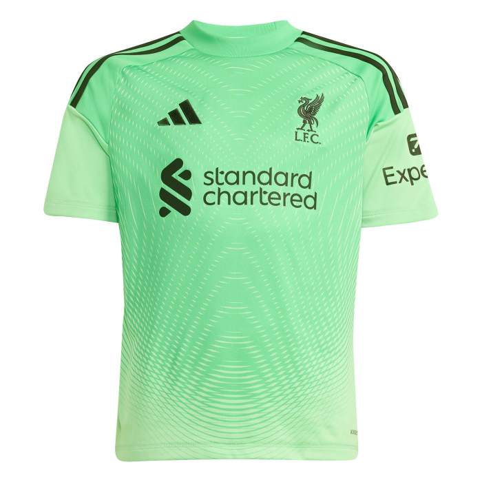 JZ4089 adidas Liverpool FC SS Goalkeeper Jersey Junior glory mint