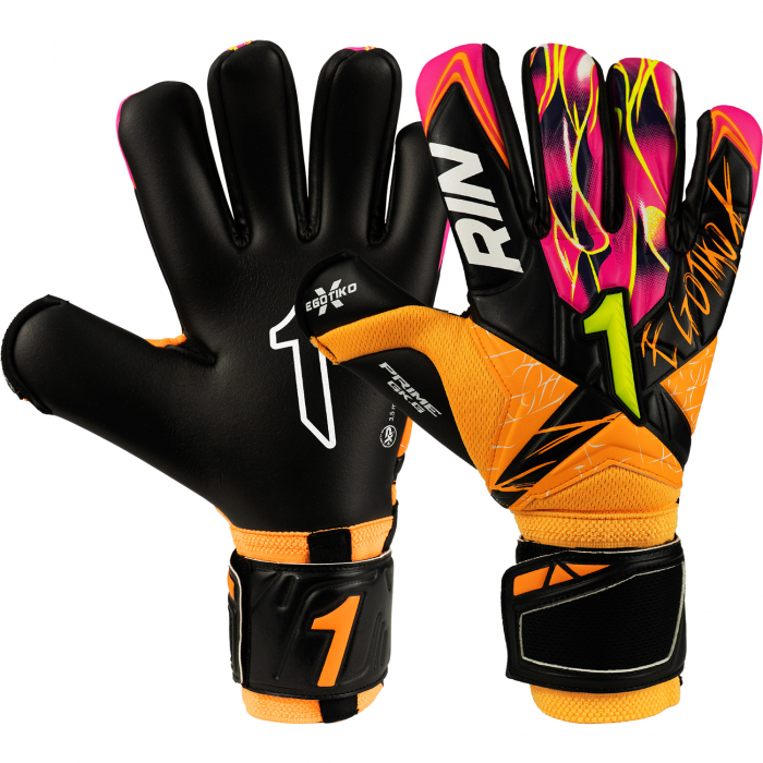EXRI133 Rinat EGOTIKO X PRIME Junior Goalkeeper Gloves Orange/Black