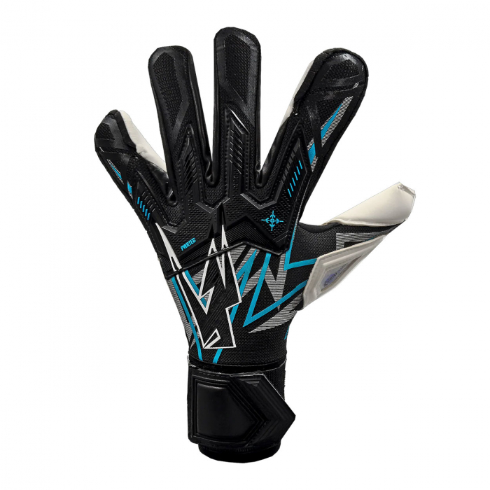 Kaliaaer NitroMAX 3DXi Junior Goalkeeper Gloves Highlighter Blue