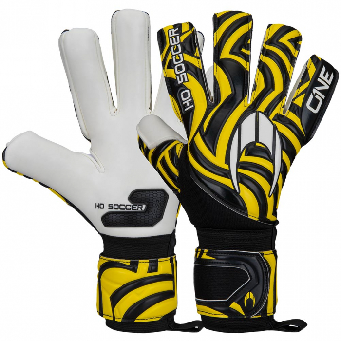 515233 HO SOCCER ONE Negative Goalkeeper Gloves black/yellow 515233 HO SOCCER ONE Negative Goalkeeper Gloves black/yellow