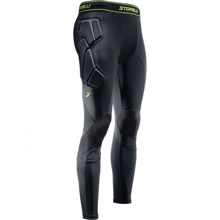 Storellu BodyShield 4 NoBurn Goalkeeper Leggings (Black/Volt)