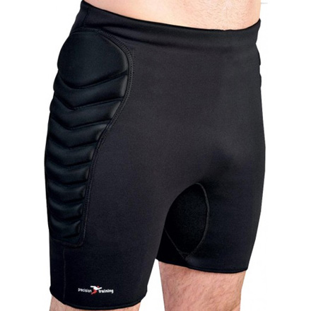  TRS115 Precision Neoprene Padded Goalkeeper Undershorts Black 