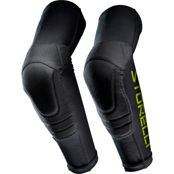 Storelli BodyShield Arm Guards Goalkeeper Elbow Pads Black/Volt