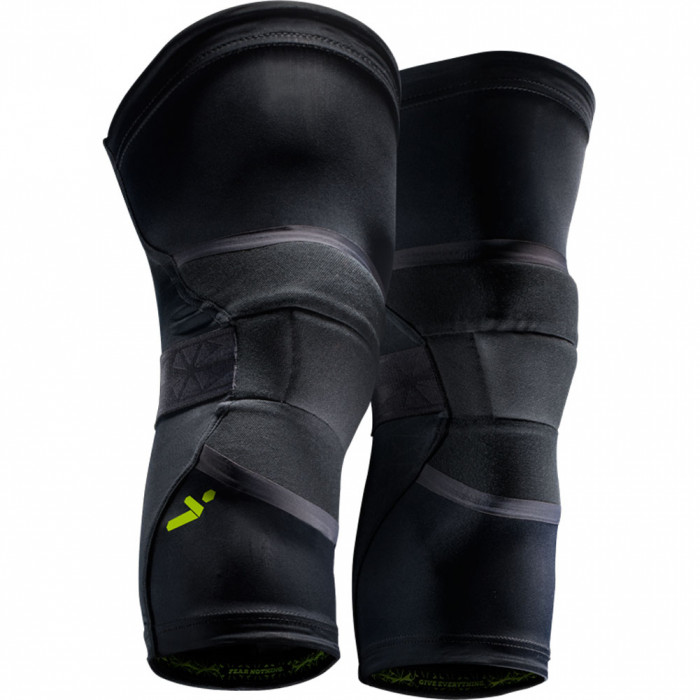 Storelli BodyShield Knee Guards Goalkeeper Knee Pads Black/Volt